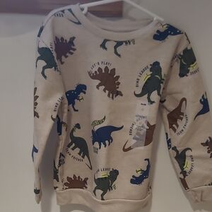 Garanimals Cream Dinosaur Print Kids Sweatshirt